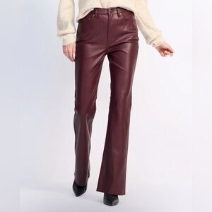 NWT PISTOLA Dana High Rise Boot Jean in Burgundy